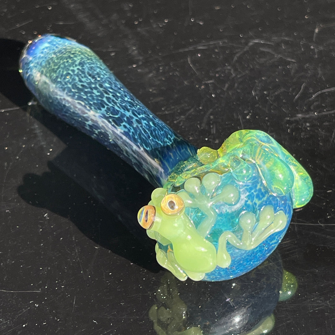 Slime Mushroom Frog Spoon Glass Pipe Beezy Glass   