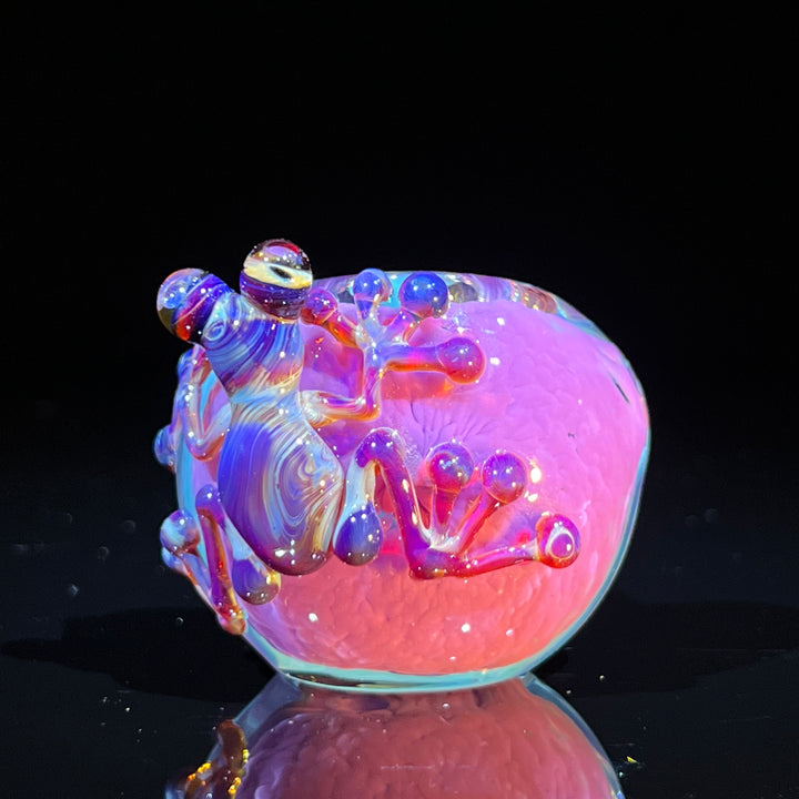 Frozen Explosion Frog Spoon Glass Pipe Beezy Glass   