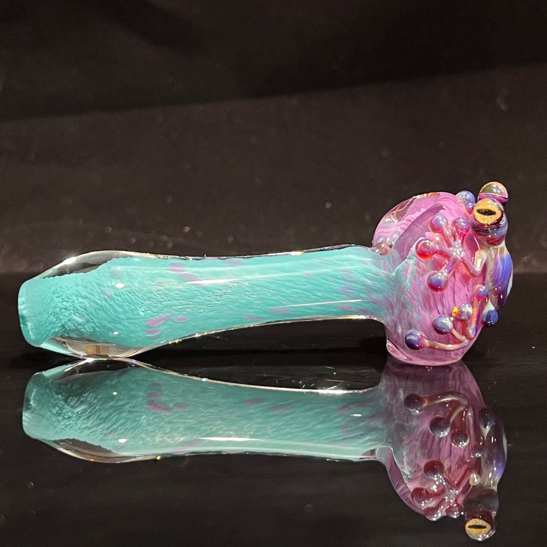 Frozen Explosion Frog Spoon Glass Pipe Beezy Glass   