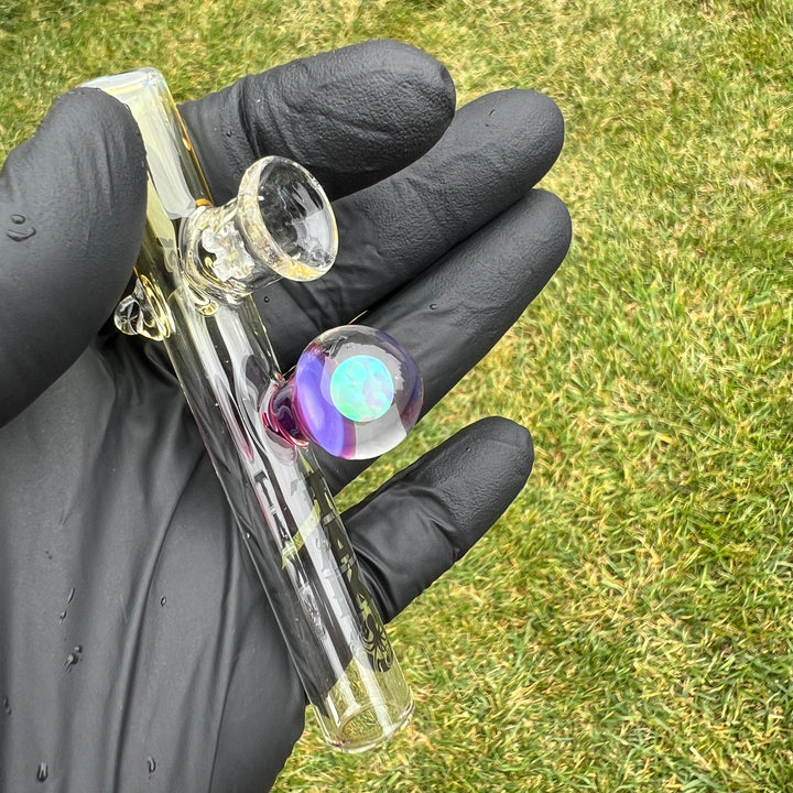 Opal Shooter Glass Pipe Tako Glass   