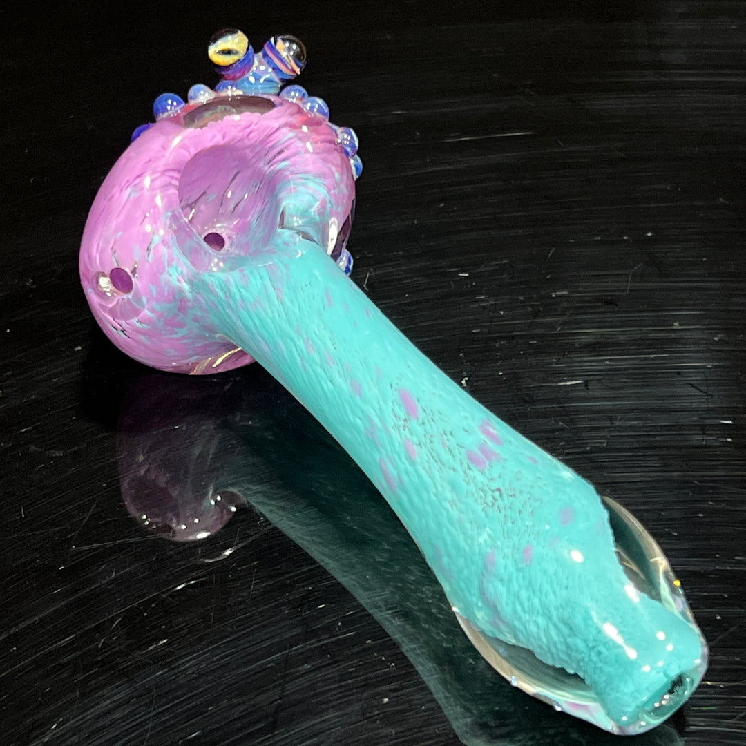 Frozen Explosion Frog Spoon Glass Pipe Beezy Glass   