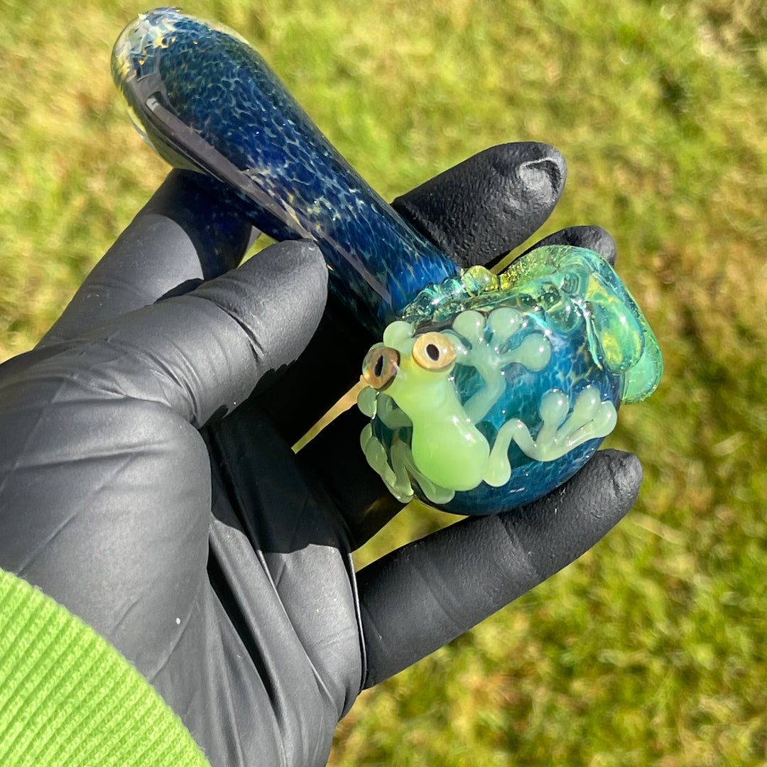 Slime Mushroom Frog Spoon Glass Pipe Beezy Glass   