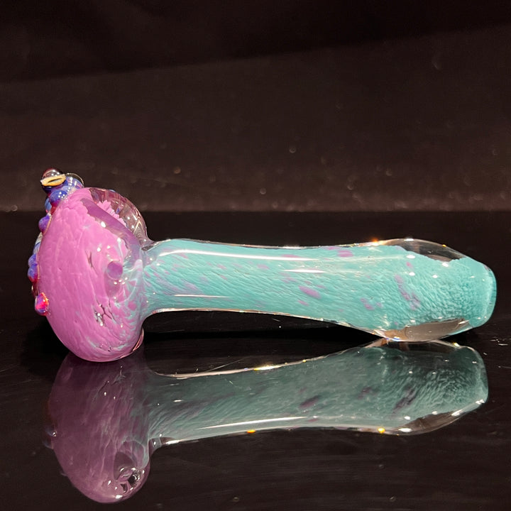 Frozen Explosion Frog Spoon Glass Pipe Beezy Glass   