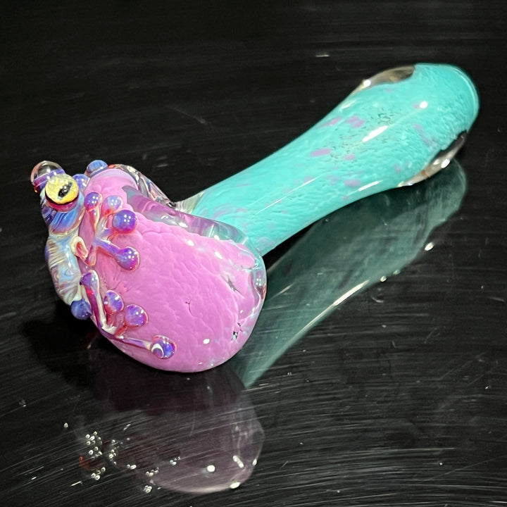 Frozen Explosion Frog Spoon Glass Pipe Beezy Glass   