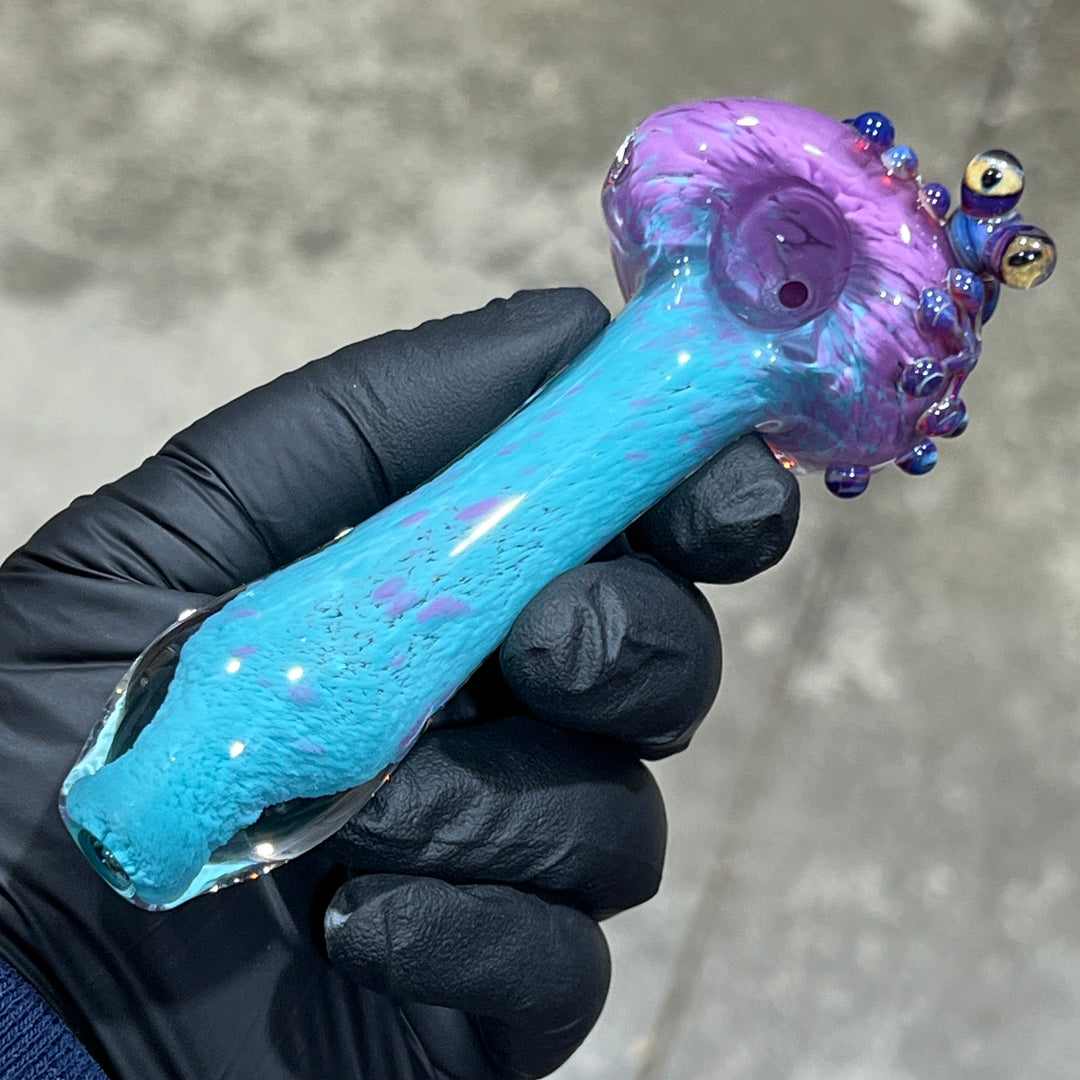 Frozen Explosion Frog Spoon Glass Pipe Beezy Glass   