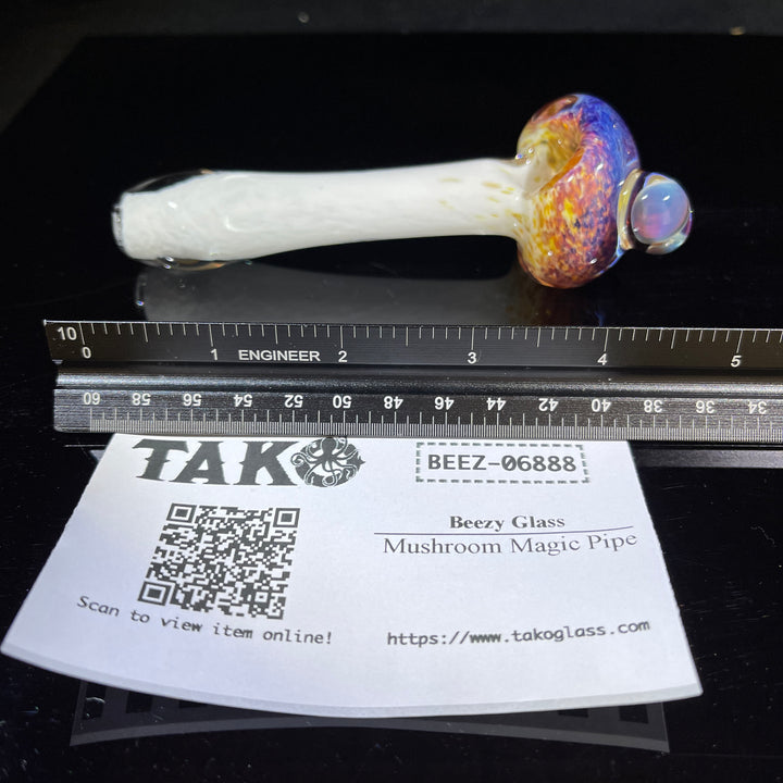 Mushroom Magic Pipe Glass Pipe Beezy Glass   