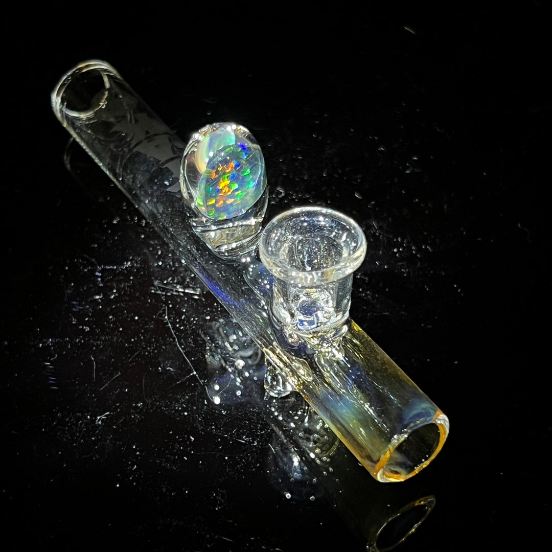 Opal Shooter Glass Pipe Tako Glass   