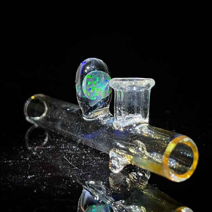 Opal Shooter Glass Pipe Tako Glass   