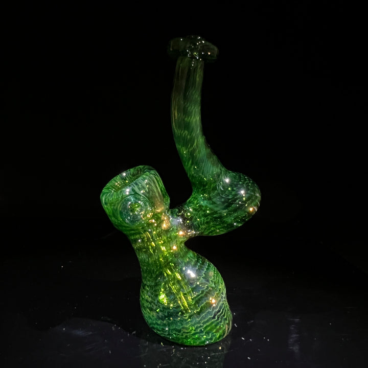 Forrest Green Sherlock Bubbler Combo Glass Pipe Cose Glass   