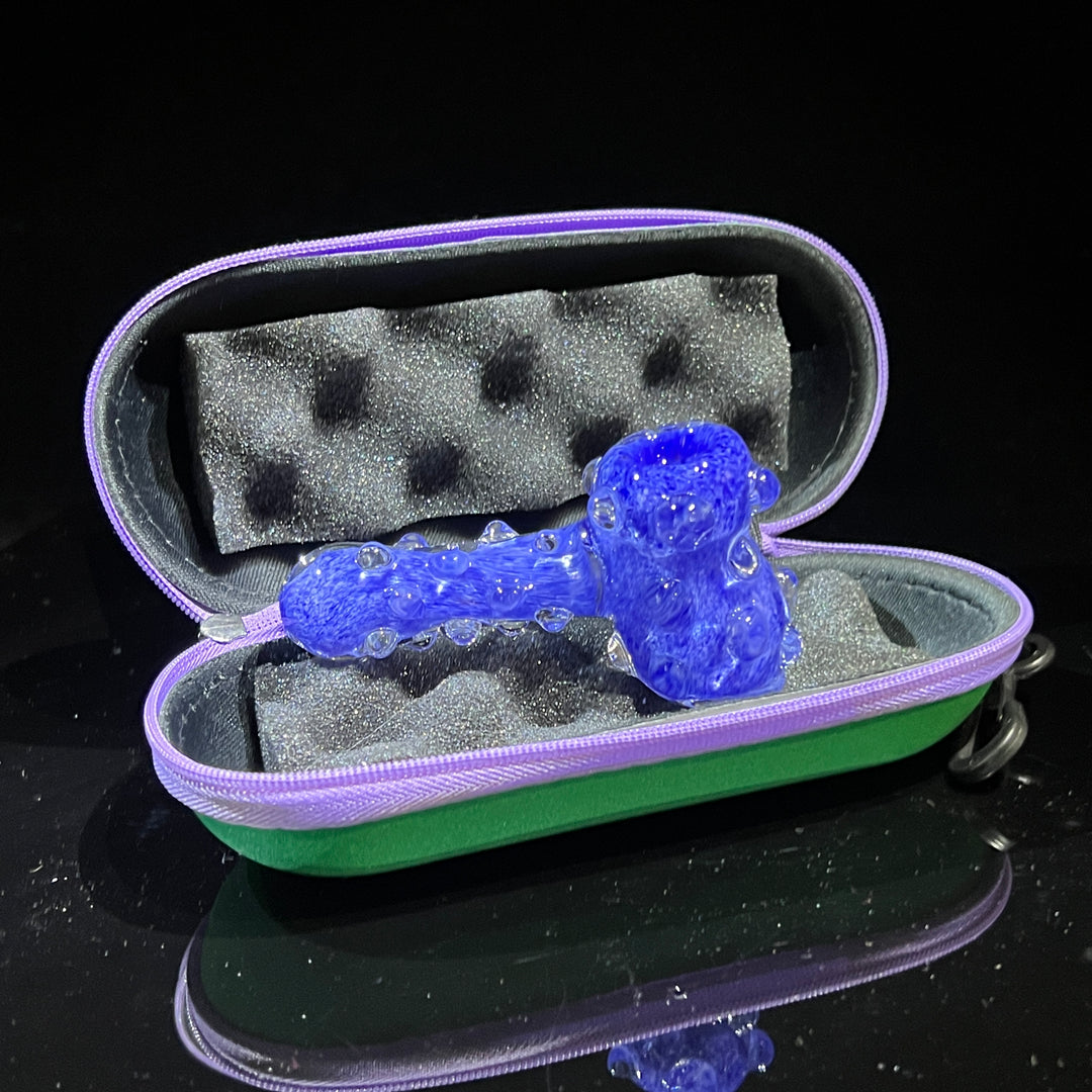 Sky Blue Marble Hammer + Case Combo Glass Pipe TG   