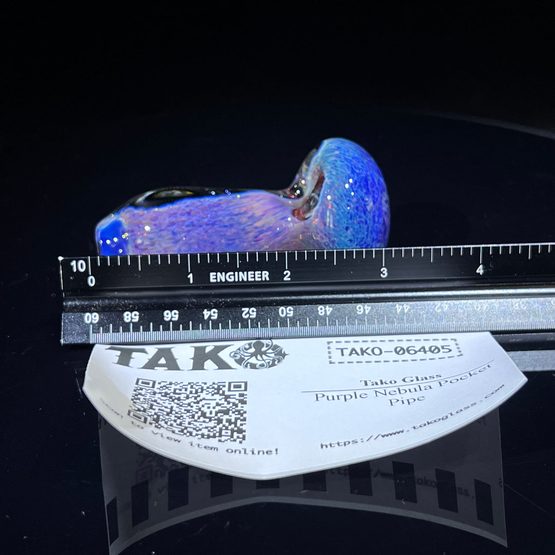 Purple Nebula Pocket Pipe Glass Pipe Tako Glass   