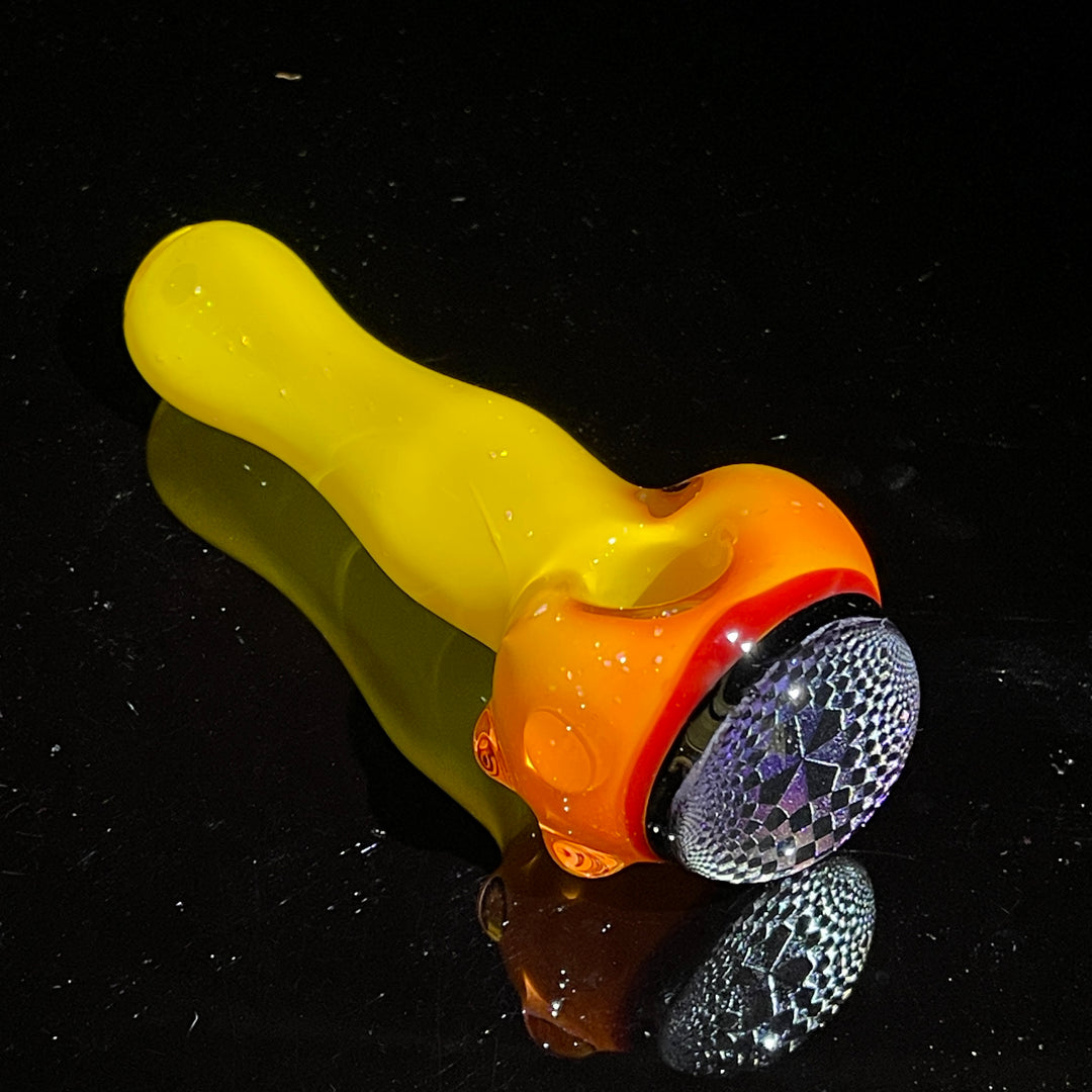 Checkered Dichro Berzerker Spoon Glass Pipe Berzerker Glass   