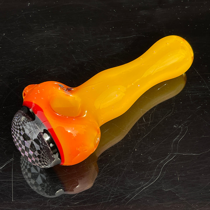 Checkered Dichro Berzerker Spoon Glass Pipe Berzerker Glass   