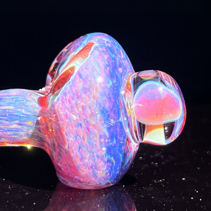 Mushroom Purple Magic Pipe Glass Pipe Beezy Glass   