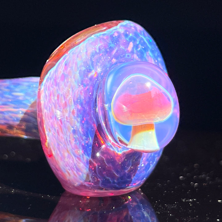 Mushroom Purple Magic Pipe Glass Pipe Beezy Glass   