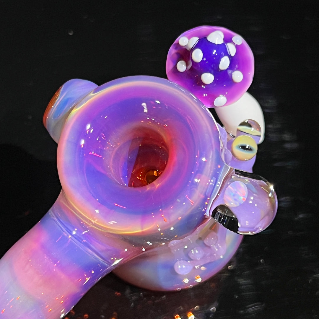 Pink Frog Mushroom Hammer  Beezy Glass   