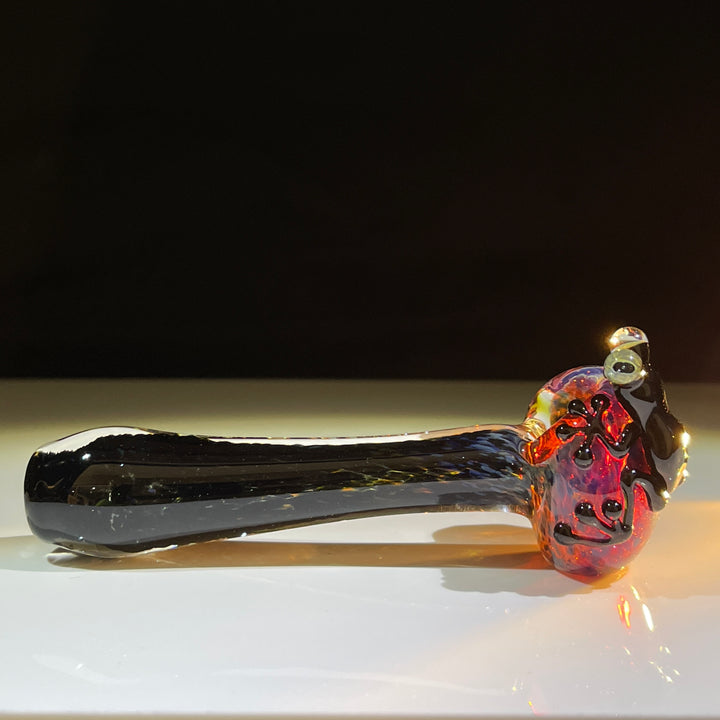 Purple Magic Frog Spoon Glass Pipe Beezy Glass   