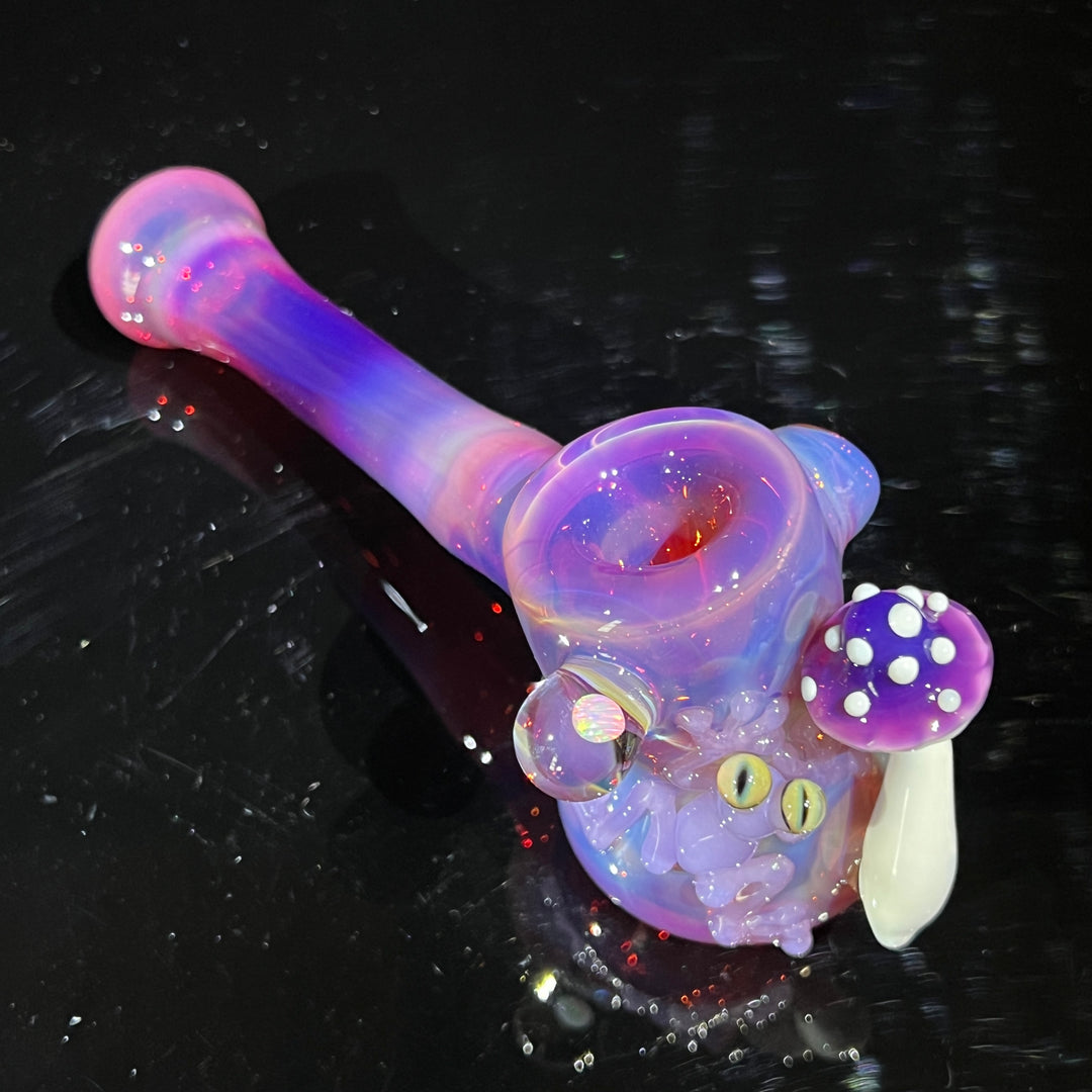 Pink Frog Mushroom Hammer  Beezy Glass   