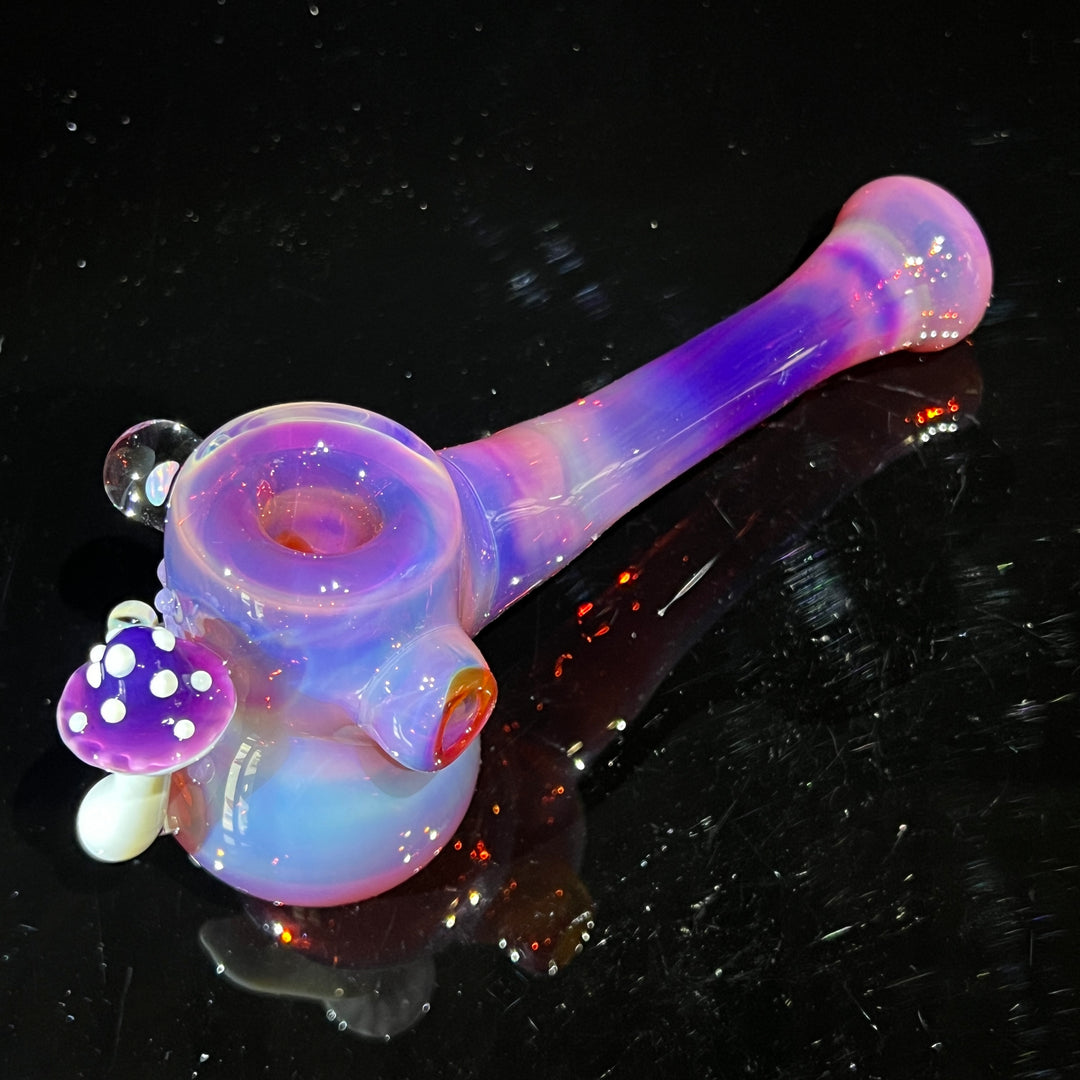 Pink Frog Mushroom Hammer  Beezy Glass   