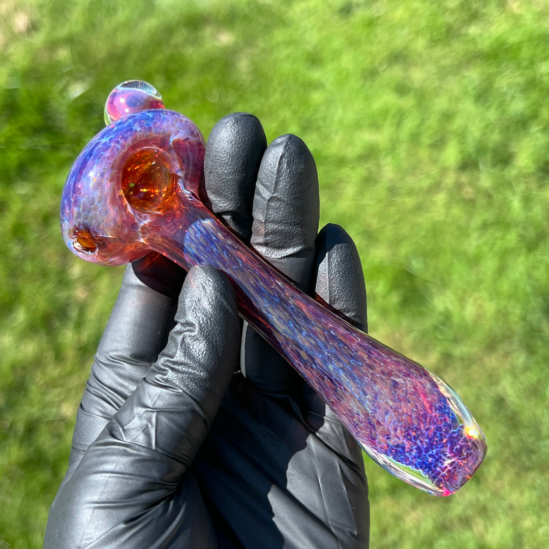 Mushroom Purple Magic Pipe Glass Pipe Beezy Glass   