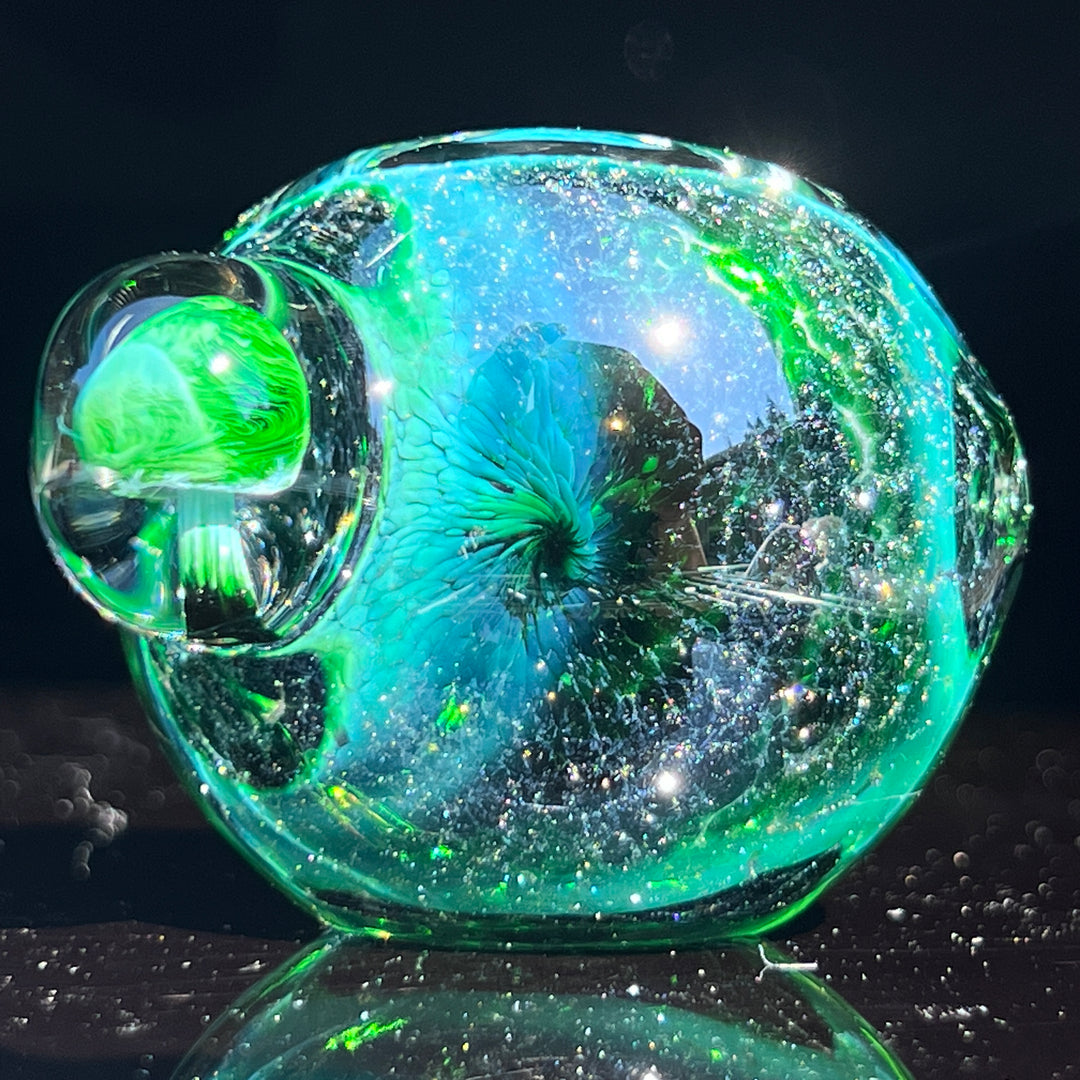 Exp Jade Mushroom Magic Pipe Glass Pipe Beezy Glass   