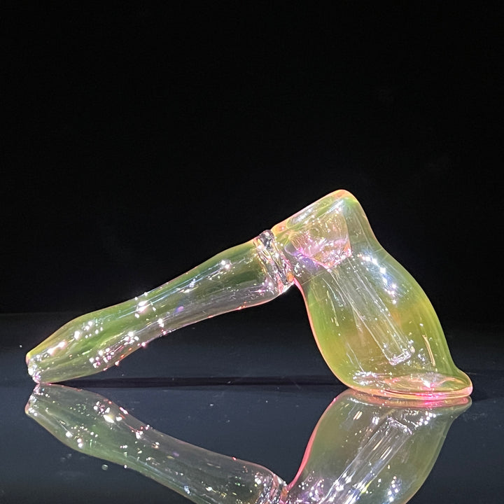 Fumed Hammer Bubbler Glass Pipe Mary Jane's Glass