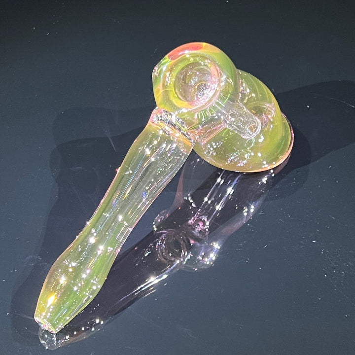 Fumed Hammer Bubbler Glass Pipe Mary Jane's Glass