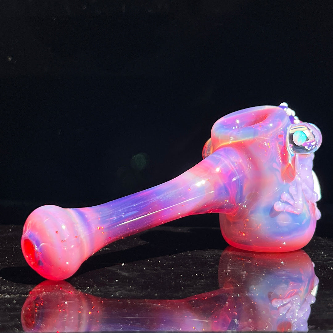 Pink Frog Mushroom Hammer  Beezy Glass   