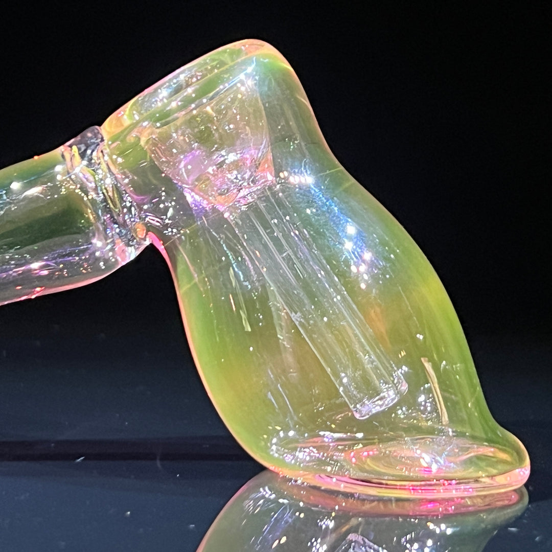 Fumed Hammer Bubbler Glass Pipe Mary Jane's Glass