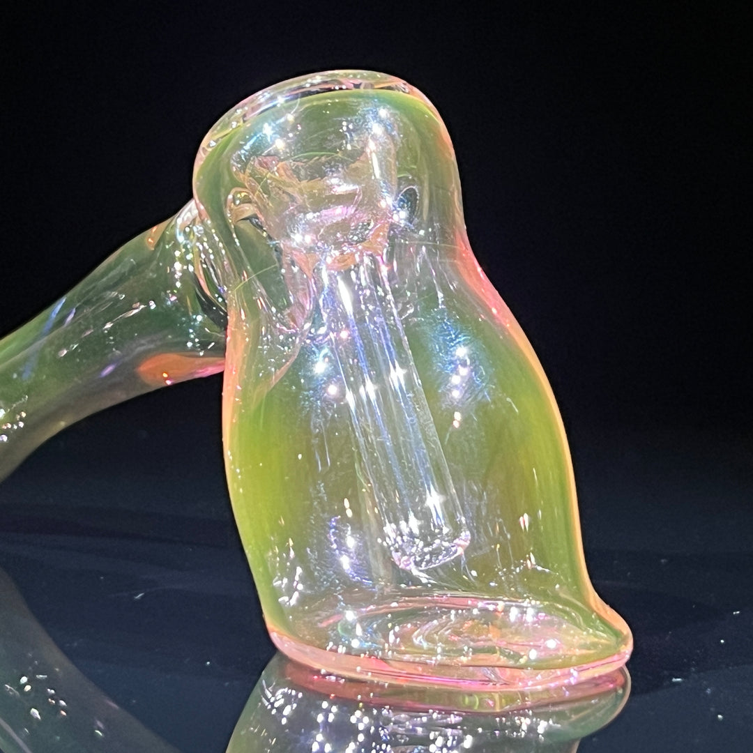 Fumed Hammer Bubbler Glass Pipe Mary Jane's Glass