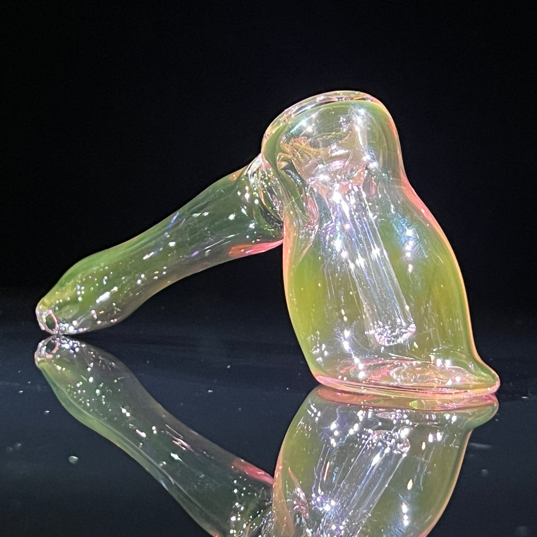 Fumed Hammer Bubbler Glass Pipe Mary Jane's Glass