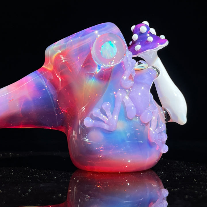 Pink Frog Mushroom Hammer  Beezy Glass   