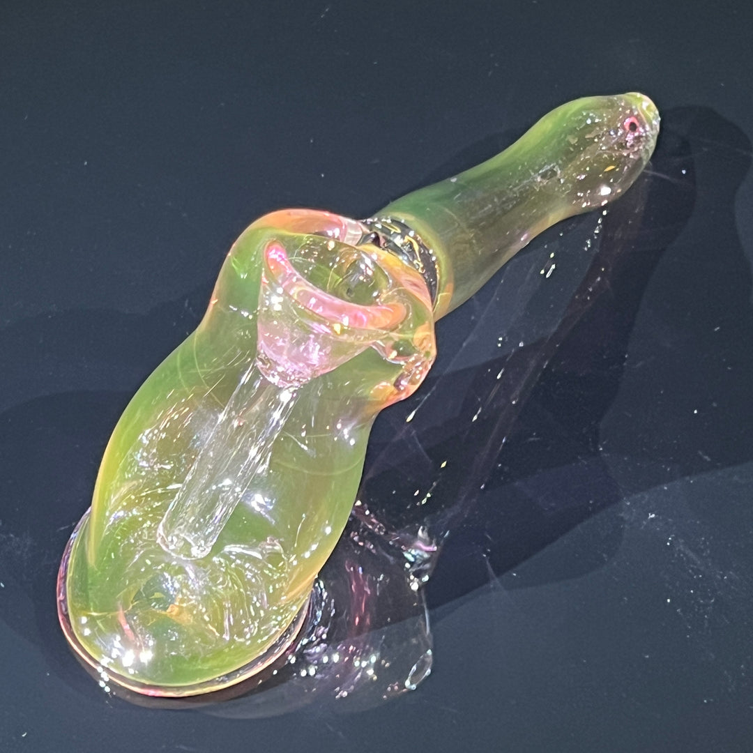 Fumed Hammer Bubbler Glass Pipe Mary Jane's Glass