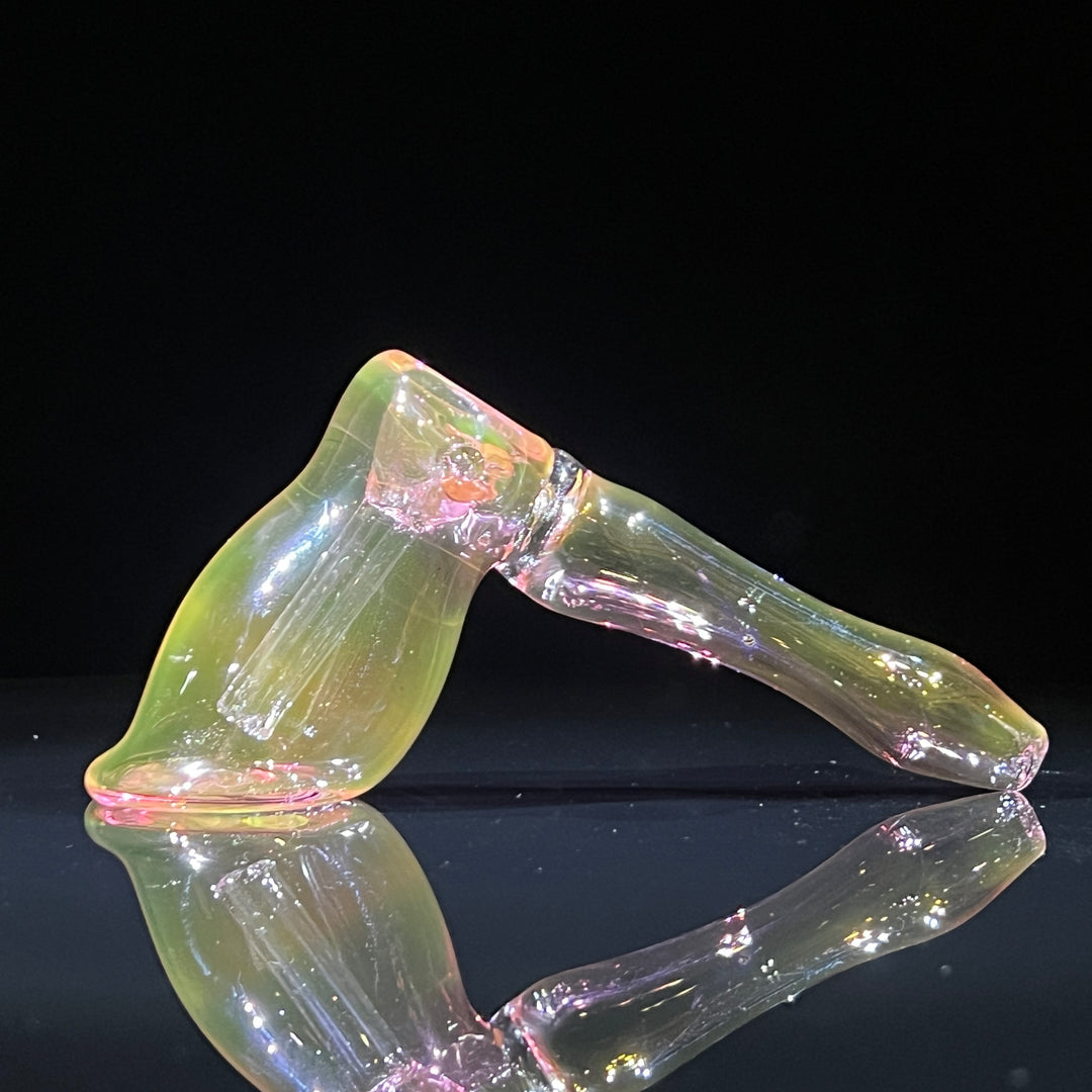 Fumed Hammer Bubbler Glass Pipe Mary Jane's Glass