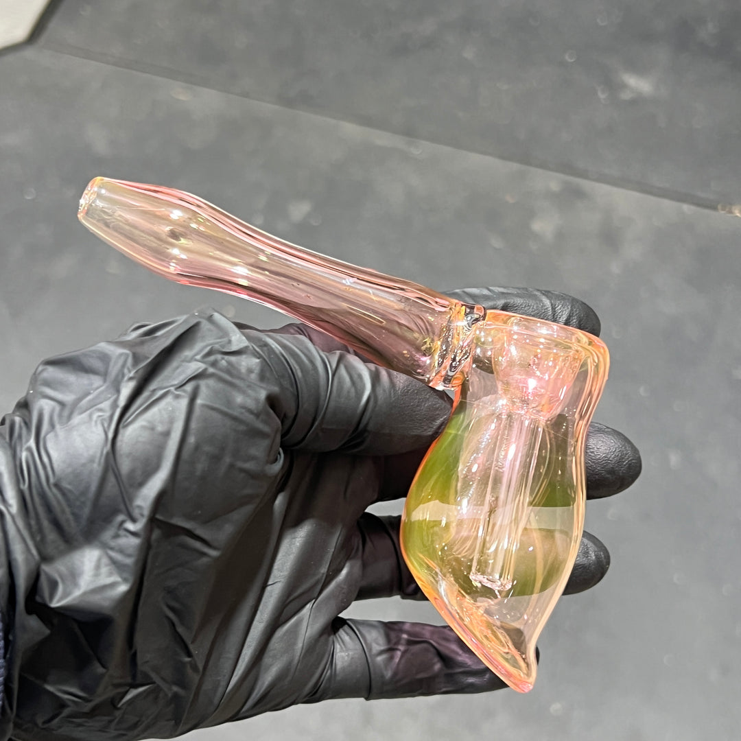 Fumed Hammer Bubbler Glass Pipe Mary Jane's Glass