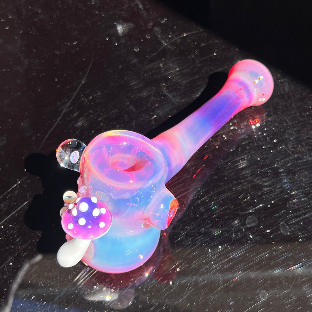 Pink Frog Mushroom Hammer  Beezy Glass   