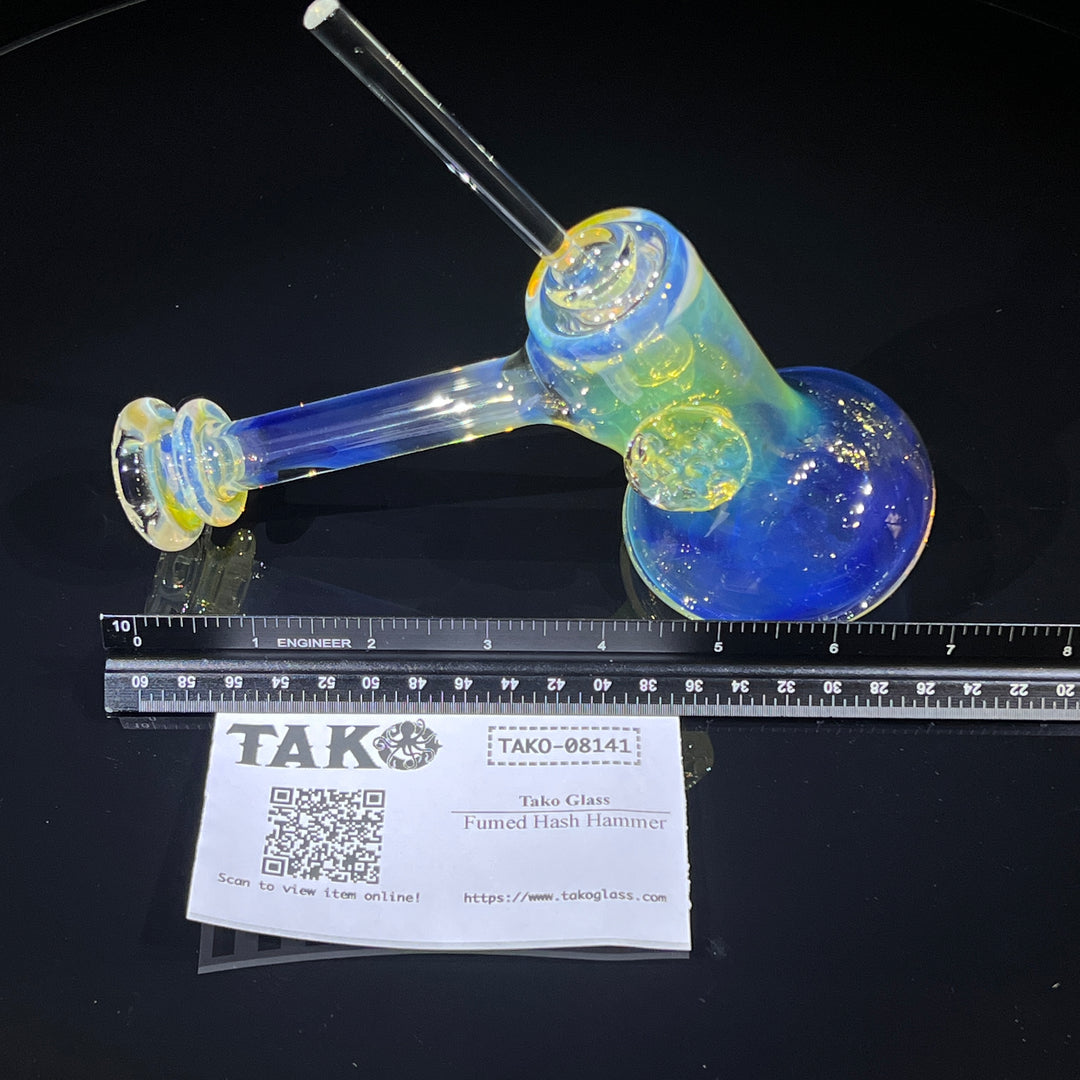 Fumed Hash Hammer Glass Pipe Tako Glass