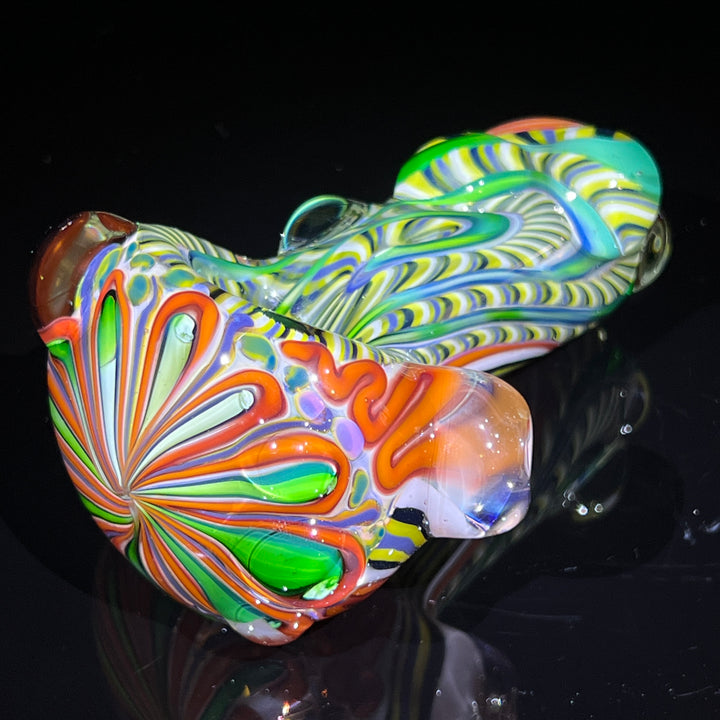 Inside Out Chonker Pipe Glass Pipe Pattymelt Glass   