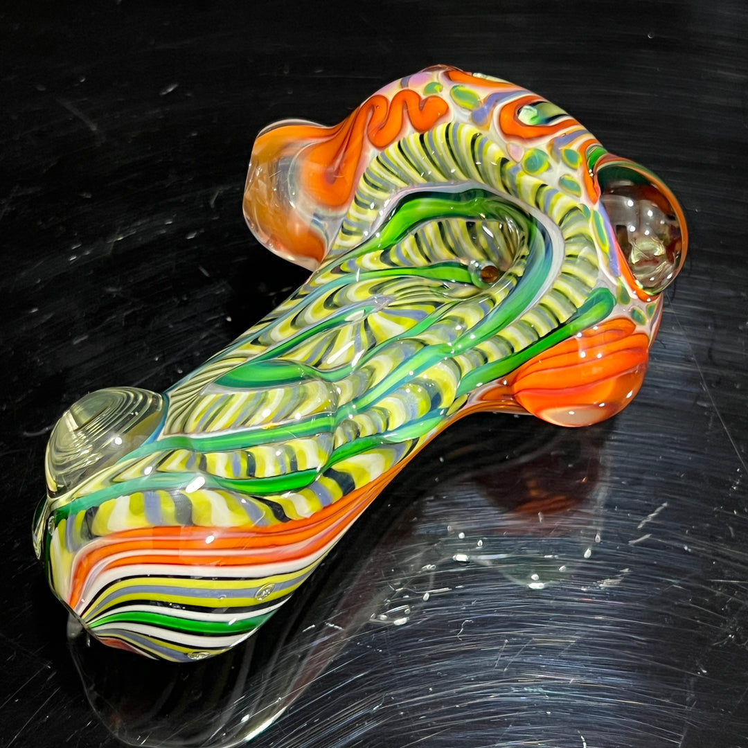 Inside Out Chonker Pipe Glass Pipe Pattymelt Glass   