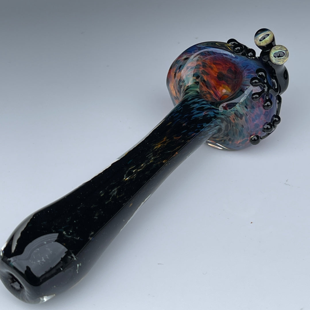 Purple Magic Frog Spoon Glass Pipe Beezy Glass   