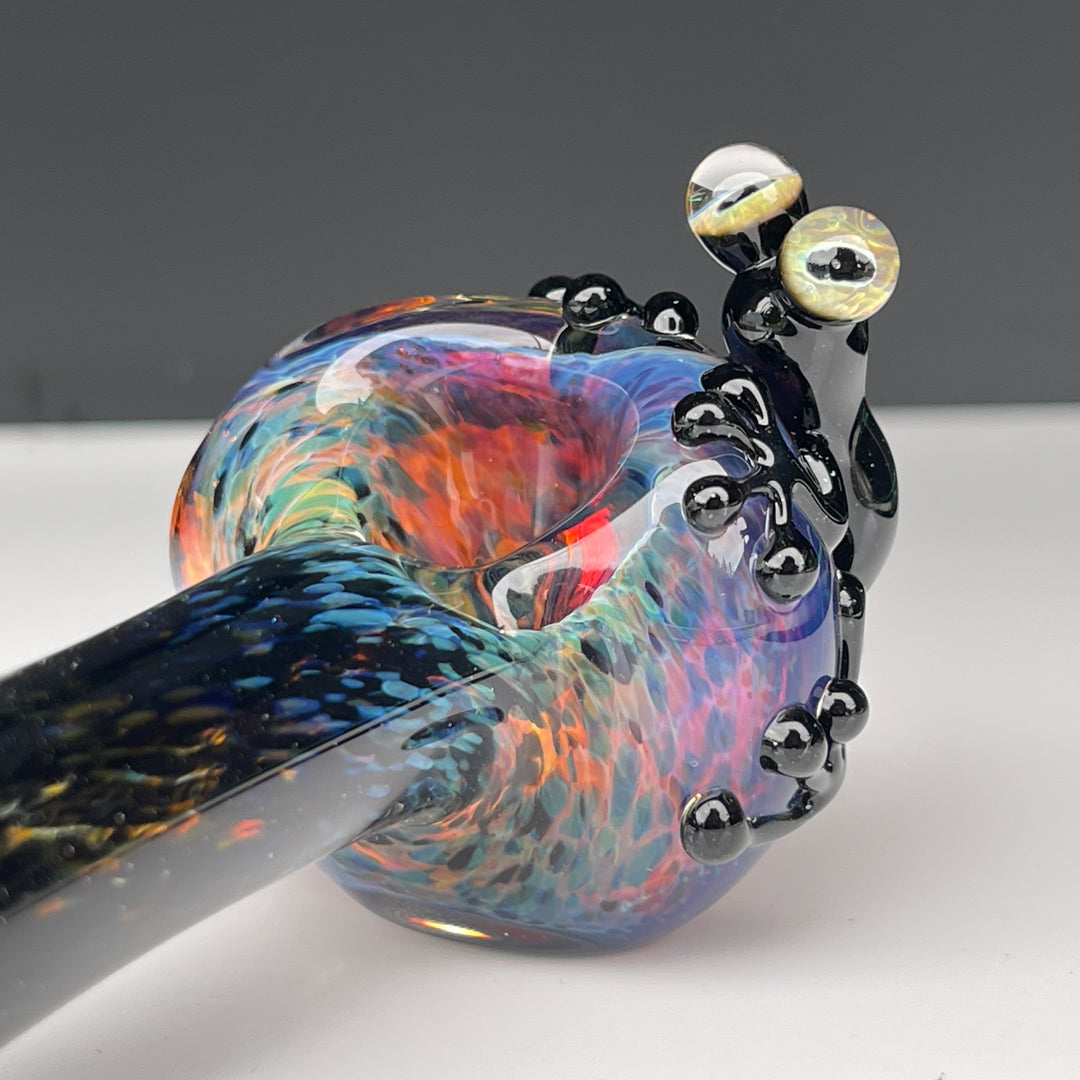 Purple Magic Frog Spoon Glass Pipe Beezy Glass   