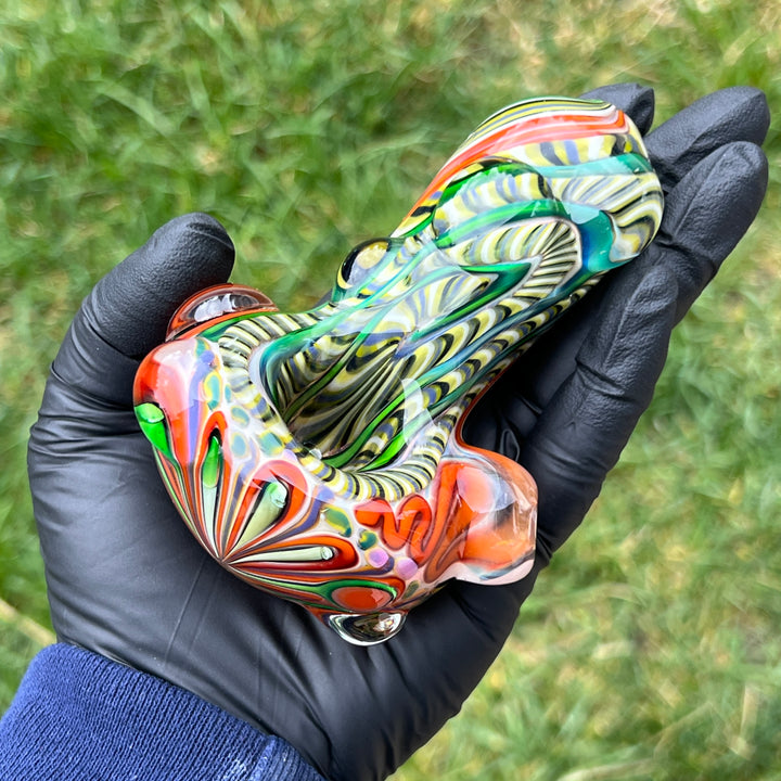 Inside Out Chonker Pipe Glass Pipe Pattymelt Glass   