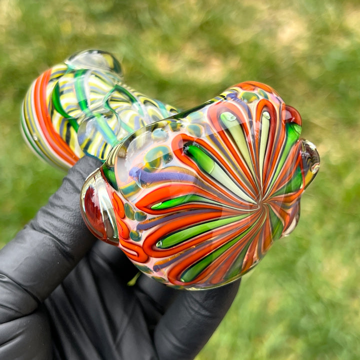 Inside Out Chonker Pipe Glass Pipe Pattymelt Glass   