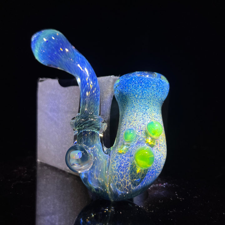 Blue Moon Opal Slime Sherlock Glass Pipe Beezy Glass   