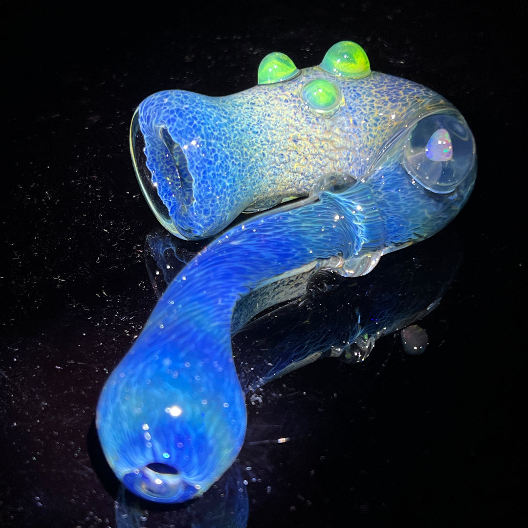 Blue Moon Opal Slime Sherlock Glass Pipe Beezy Glass   