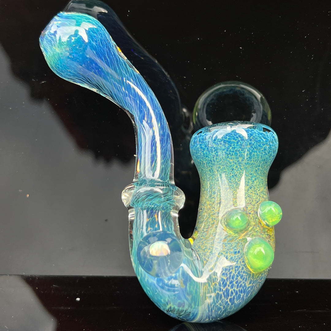 Blue Moon Opal Slime Sherlock Glass Pipe Beezy Glass   