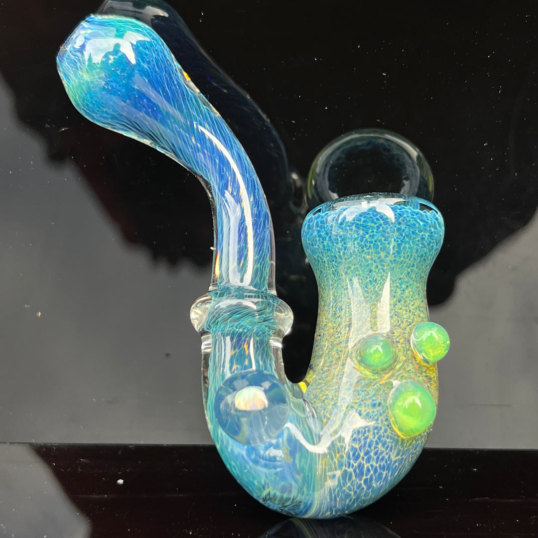 Blue Moon Opal Slime Sherlock Glass Pipe Beezy Glass   