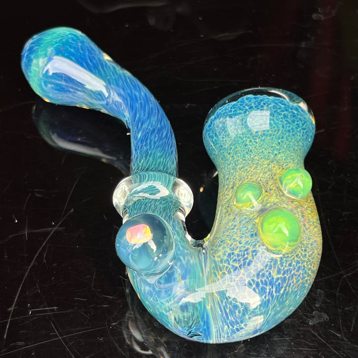 Blue Moon Opal Slime Sherlock Glass Pipe Beezy Glass   