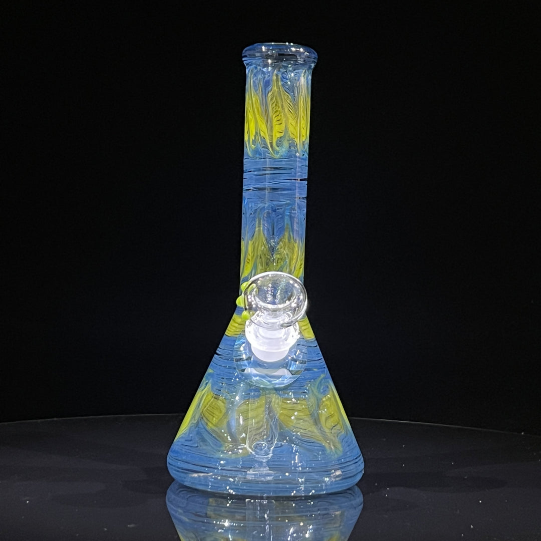 9" Blueberry Beaker Bong Glass Pipe Mary Jane's Glass