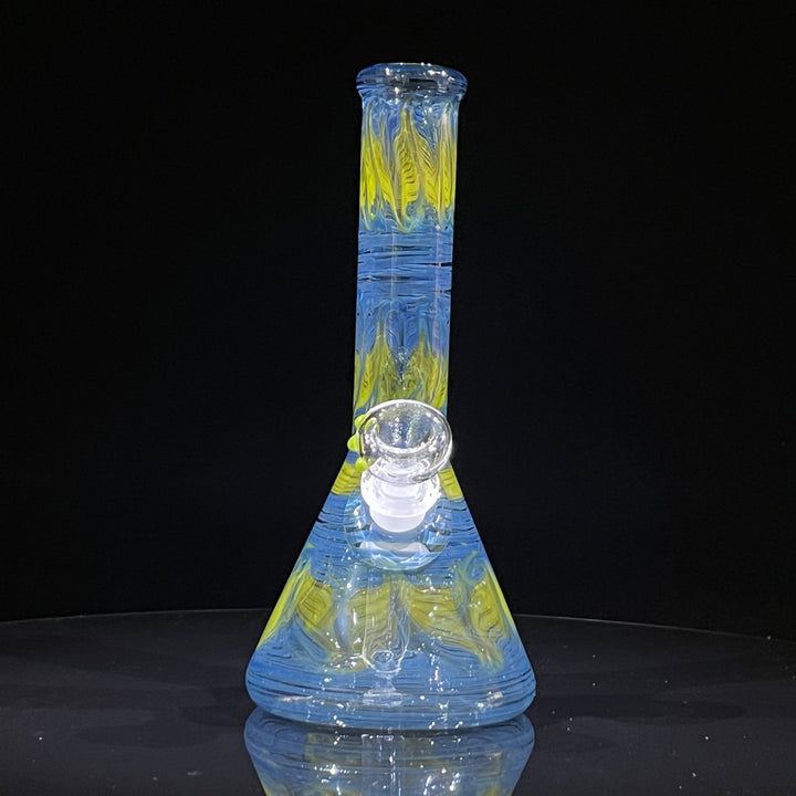 9" Blueberry Beaker Bong Glass Pipe Mary Jane's Glass